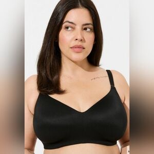 Torrid curve Bra 46B New Wire-Free lightly lined everyday 360 back smoothing